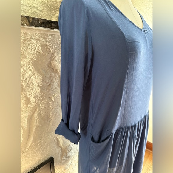 Navy Harris Wilson Dress - Picture 4 of 5